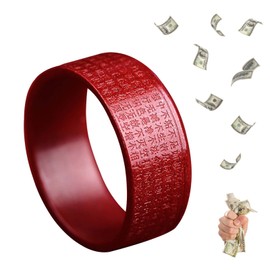 HETICA Cinnabar Feng Shui Ring for Men Women, Attracting Wealth and Good Luck, Money Amulet Lucky Ring, Mother's Day Gifts