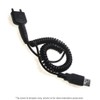Coiled Power Hot Sync and Charge USB Data Cable w/Tip