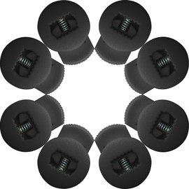 AliBall Glove Locks, Lace Locks for Baseball Glove 8 Pack, Never Need Thying Knots Again, Strong Elasticity, Made Plastic and Springs, Fits All Gloves, Baseball Glove Accessories