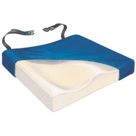 Skil-Care Conform Wedge Cushion, 18”W x 16”D x 4”- 2”H* - Additional Comfort for Wheelchair or Geri-Chair Patients, Wheelchair Cushions and Accessories, 753157