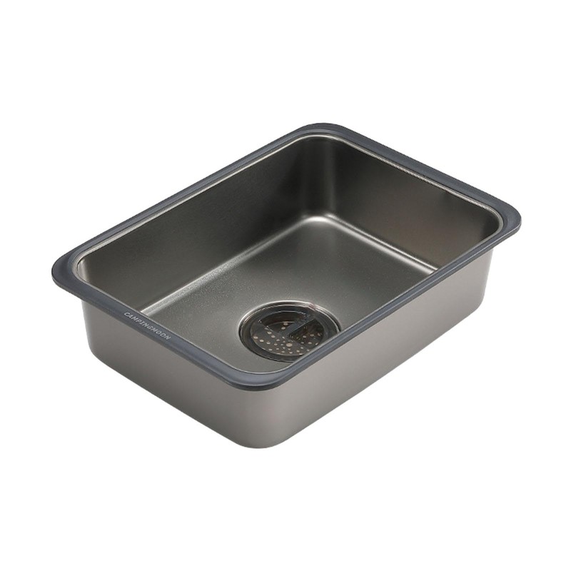 LOVIVER Stainless Steel Camping Bar Sink for Outdoor Activities, RV,