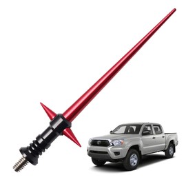 JAPower Replacement Antenna Compatible with Toyota Tacoma 1995-2015 | 5.25 inches - Black Red