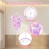 Dream Catcher for Girls, Dream Catchers, Pink Feather Wall Hanging