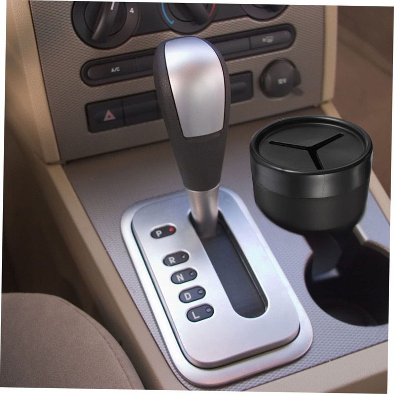 GRIRIW 2pcs Car Trash Can with Lid Cup Shape Mini