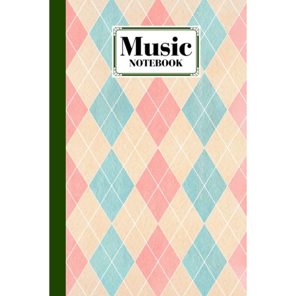 Music Notebook: Triangles Music Notebook, Music Writing Notebook | Blank