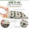 Beeswax Bread Bags for Homemade Sourdough, Sourdough Bread Bag with