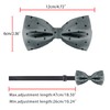Allegra K Men's Women's Bowtie, Bowtie, Ribbon, Polka Dot Pattern,