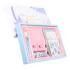 Notebook Set Checkered Girl's Heart Cute Thick Journal Gift Box