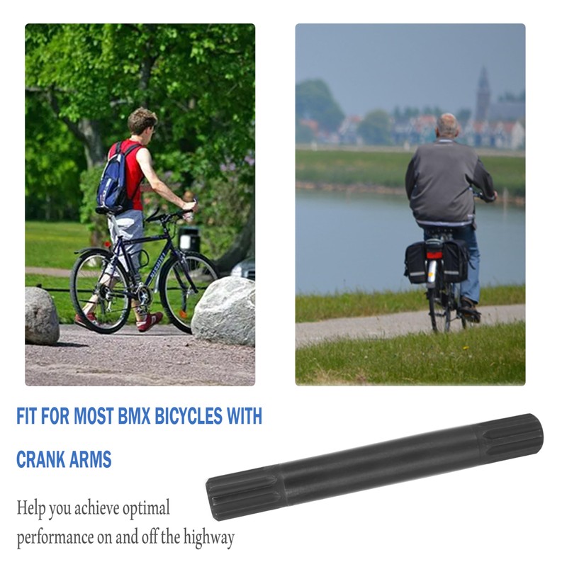 Cawla 8 Spline CHROMOLY BMX Spindle for 19mm Bottom Bracket