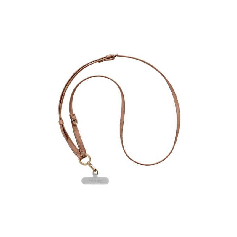 CASETiFY Pebbled Cross-body Strap - Latte