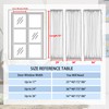 DWCN French Door Curtains – Rod Pocket Thermal Blackout Curtain