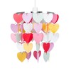 Girls Pretty Hearts Bedroom/Nursery Ceiling Pendant Light Shade