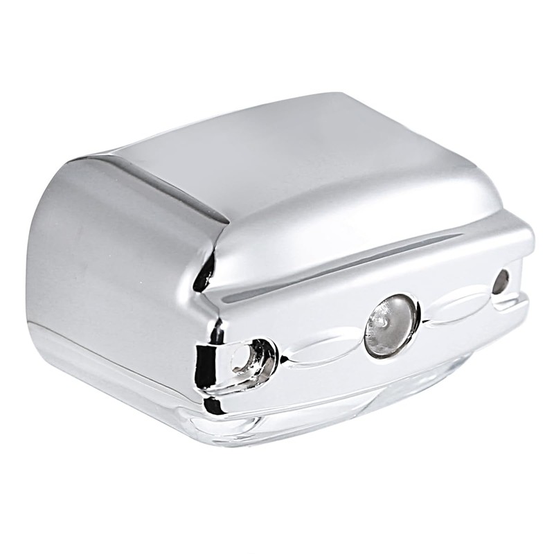 Chrome Aluminum Rear Brake Master Cylinder Cover For Harley 2000-2017