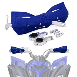 Wacece ATV Handguards 7/8" and 1 1/8" Hand Guards Vented Panel Universal for TRX 250X 300EX 350 400EX LTZ400 Raptor Grizzly 350 660 700 Warrior Dirt Pit Bike Blue