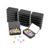 QWORK® Pack of 20 rectangular metal tins with lid, 95