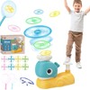 CIGAA Outdoor Toy for Children, Flying Disc Launcher, Garden Toy,