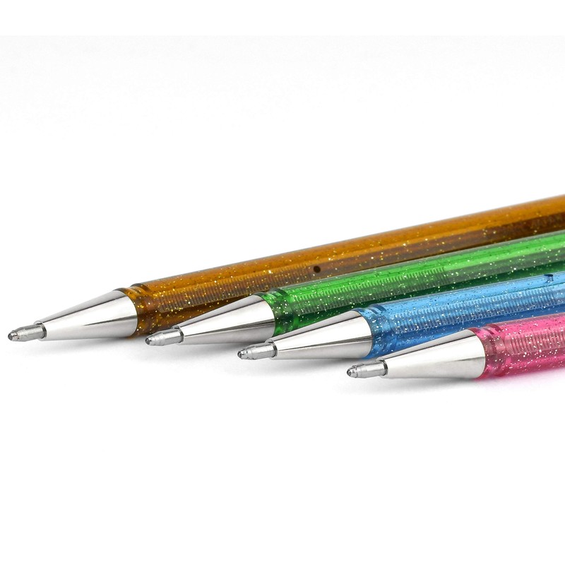 Pentel K110-DMPX Hybrid Dual Metallic Gel Rollerball Pen Glitter Gel