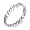 MATERIA by Matthias Wagner Curb Chain Ring 925 Sterling Silver