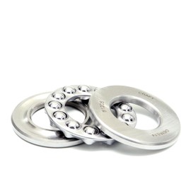 Parts and Parts 51205 thrust ball bearing, 25 x 47 x 15 mm, DIN 711, high axial load absorption, easy assembly, deep groove axial bearing, durable steel construction, use in shafts and mechanical