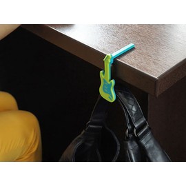 Yawata Kasei Sceltevie Bag Hanger Guitar White/Beige, Approx. 3.5 x 2.4 x 1.2 inches (8.9 x 6 x 3 cm)