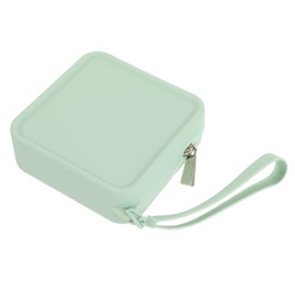 Outanaya Feminine Sanitary Napkin Storage Bag Reusable Period Pad Pouch for Women Compact Discreet Organizer for Pads and Travel Friendly Design Ocean Green