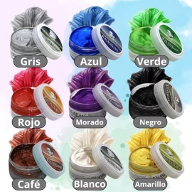 Universo en Linea 4 Cera Peinar Cabello Calidad Hair Wax Colores Varios Ash