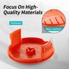 4 Pack (4 Spool Cap+4 Spring) Trimmer Line Cap and