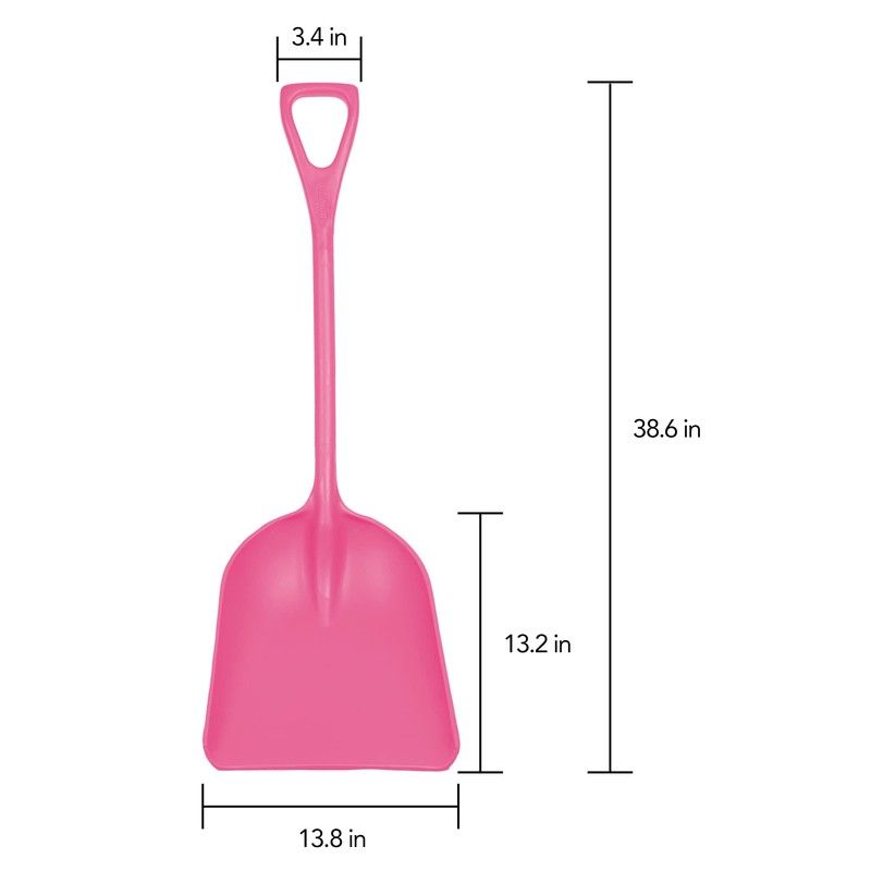 Remco 69821 Shovel,One-Piece,14",PP,Pink