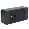 LED Wooden Alarm Clock Electronic Voice Control Temperature Date Table