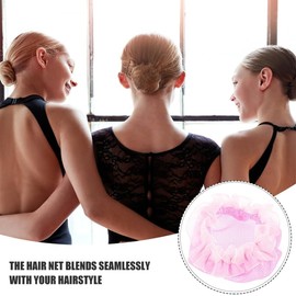 Red Para El Cabello Para Moño Accesorios Para El Cabello De Ballet Para Niñas Red Invisible Y Cómoda Fácil De Usar 10 Piezas Para Danzar Y Peinado Diario