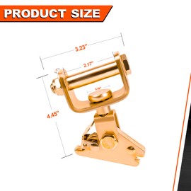 Mimanchi E-Track Roller Idler Swivel Anchors Fitting,4 Pack,Heavy-Duty E Track Accessories,Wheel Straps,Tie-Down Anchors on E Track Strap for Trailers, ATV, UTV, Car