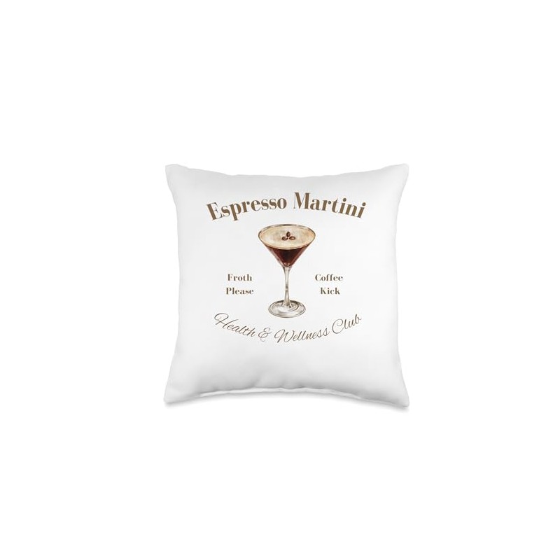 Espresso Martini Throw Pillow