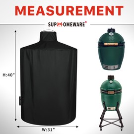 Suphomeware BBQ Grill Cover for Large Big Green Egg, Waterproof and Heavy Duty Big Green Egg Grill Cover