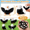 DTOFOOT 36 Pcs Mini Resin Bald Eagle Figurines, Patriotic American