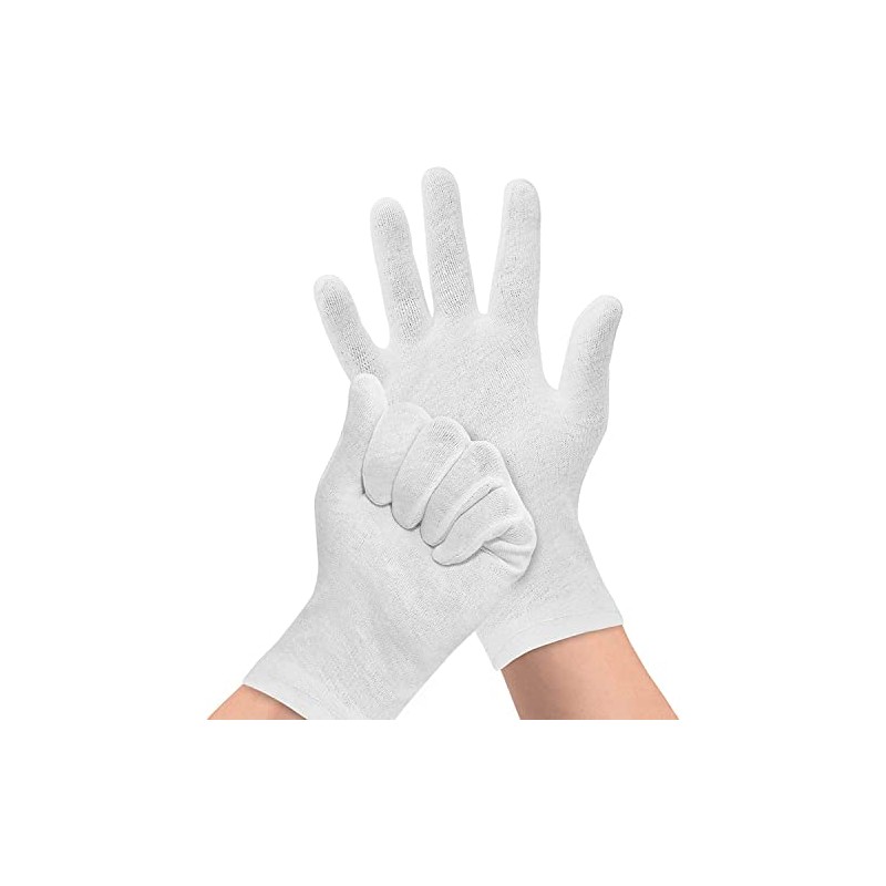 Play-tec Bisou Dermatological White Cotton Gloves