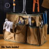 16OZ Waxed Canvas Tool Tote Bag | Large-Capacity Tool Storage
