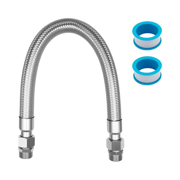 Industrial-Grade Compressor Jumper Hose – 3/4" NPT Male x 20"