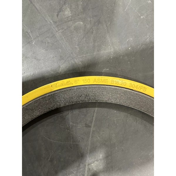 Flexitallic (Lot of 9) FLEXITALLIC SPIRAL WOUND METAL GASKET 6"
