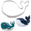 LILIAO Whale Cookie Cutter - 4.6 x 2.8 inches -