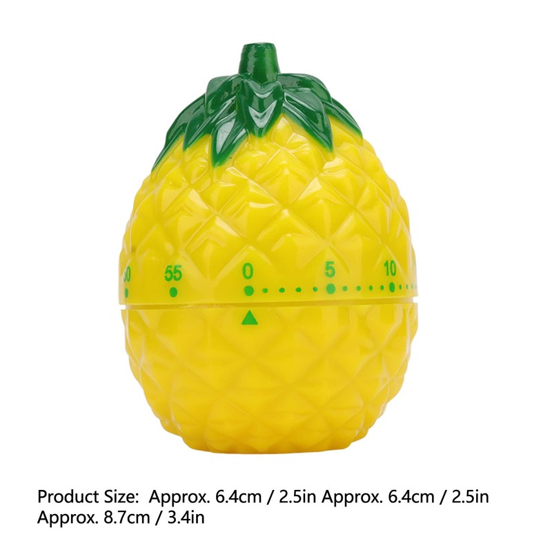 Kitchen Timer, Lovely Pineapple Kitchen Timers for Cooking Wind up