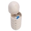 Mingzhe Pills Organizer Weekly Capsule Shape Case Portable 7 Day