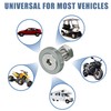 Motoforti 20 Pcs Motorcycle Silver Tone Fender Bumper Washer Bolt