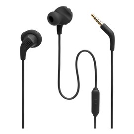 JBL JBL Endurance Run 2 Wired - Waterproof Wired Sports in-Ear Headphones, Pure Bass Sound, Hands-Free Calls, Never Hurt. Never Fall Out. (Black)