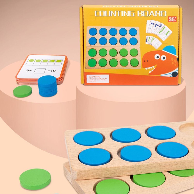 Ten Frame Set Math Manipulative Early Learning Math Counters Home