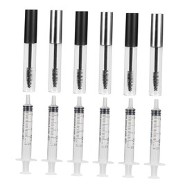 IWOWHERO 12PCS Empty DIY Mascara Tube Set Eyelash Eyeliner Containers with Funnels Portable Leakproof Makeup Bottles for Custom Mascara Blends Friends