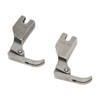 2pcs Flat Bed Sewing Machine Zipper Foot Professional Rust Prevention