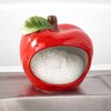 Dish Sponge Holder, Red Apple Scrubby by Home Essentials &