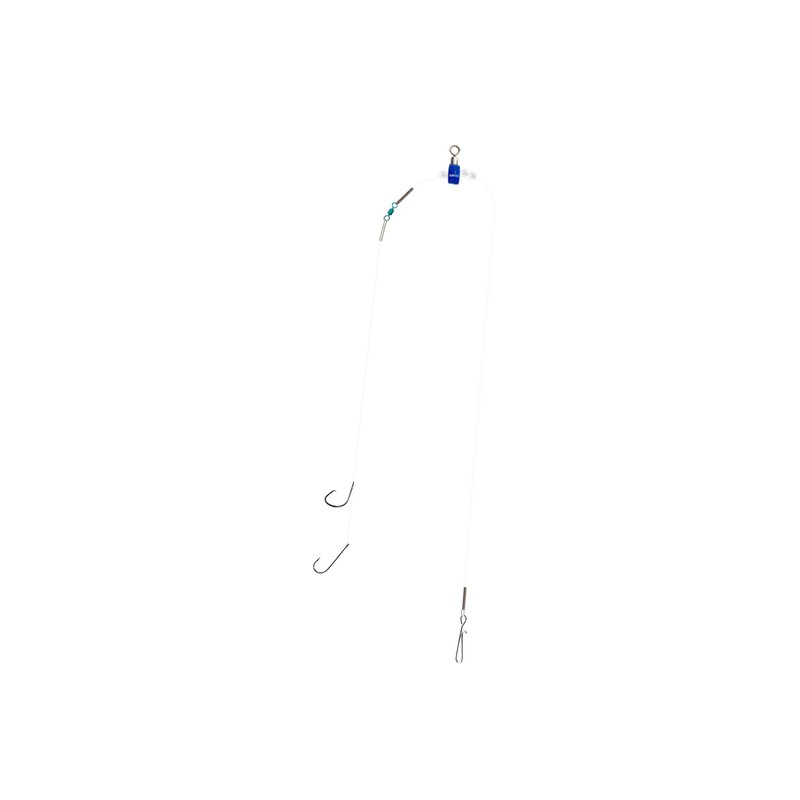 Power Cast Competition Pulley Pennel Fishing Rig Set, 2/0 and