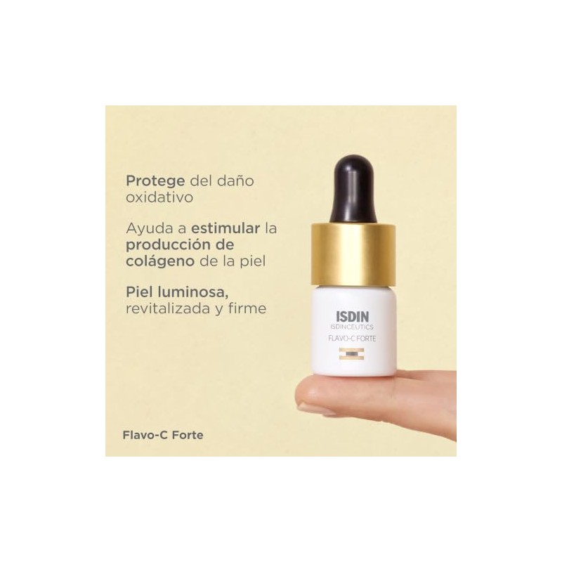 ISDIN 690021507 Isdinceutics Flavo-C Forte, Sérum Facial Antioxidante 5.3ml