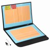 Foldable Volleyball Magnetic Tactic Board Coaching Strategy Board with Marker